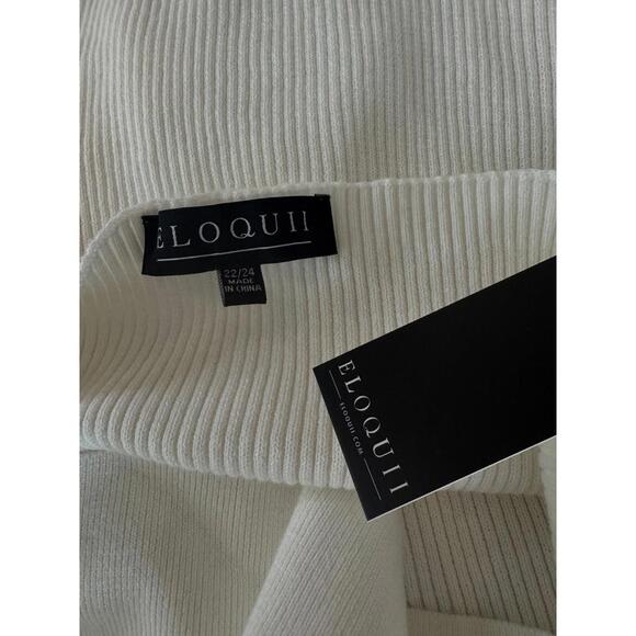 Eloquii Luxe White Sweater Tank – Size 3X (NWT) - Picture 2 of 5